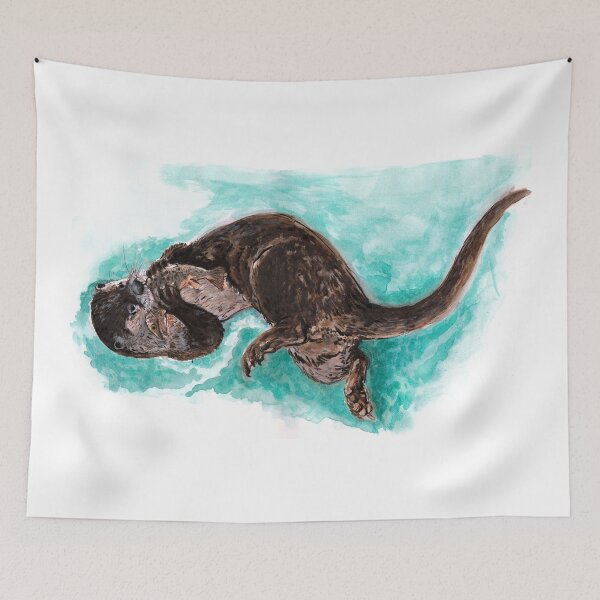 Item preview, American River Otter designed and sold by belettelepink.