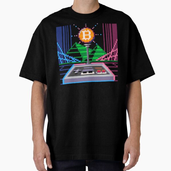 Item preview, Bitcoin Gaming Fan Pixel Art designed and sold by CyberRex.
