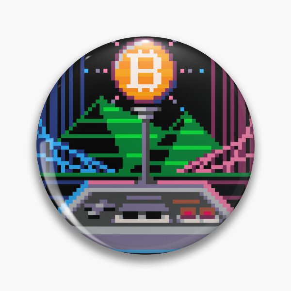 Item preview, Bitcoin Gaming Fan Pixel Art designed and sold by CyberRex.