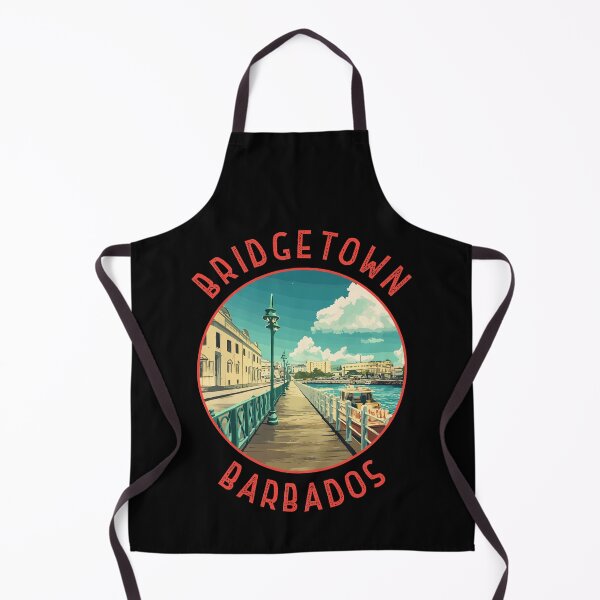 Item preview, Bridgetown Barbados Retro Distressed Circle designed and sold by KrisSidDesigns.