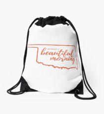 Oh What a Beautiful Morning Drawstring Bag