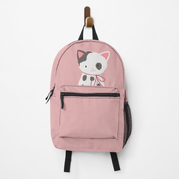 Item preview, Copy of Cute White Cat with Pink Bow Minimalist Aesthetic Kitty Illustraton by Jemma Jamie SKidmore designed and sold by Jemma Jamie Skidmore.