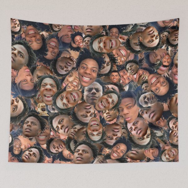 Item preview, iShowSpeed - Streamer face pattern designed and sold by ManOfManyFaces.
