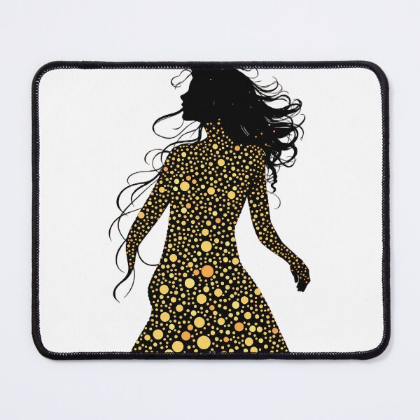 Item preview, Shadow Portraits Radiant Women Abstract Dots Girl Art designed and sold by ART ATTACK ZONE.