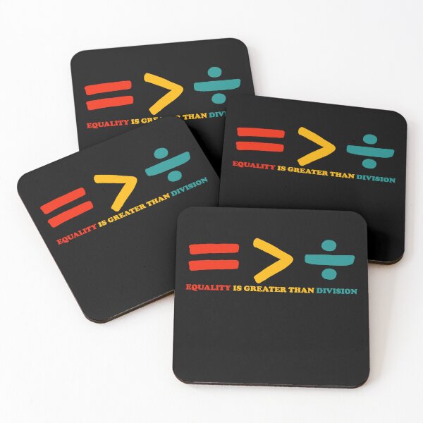 Item preview, Equality is greater than division  designed and sold by House Sparrow.
