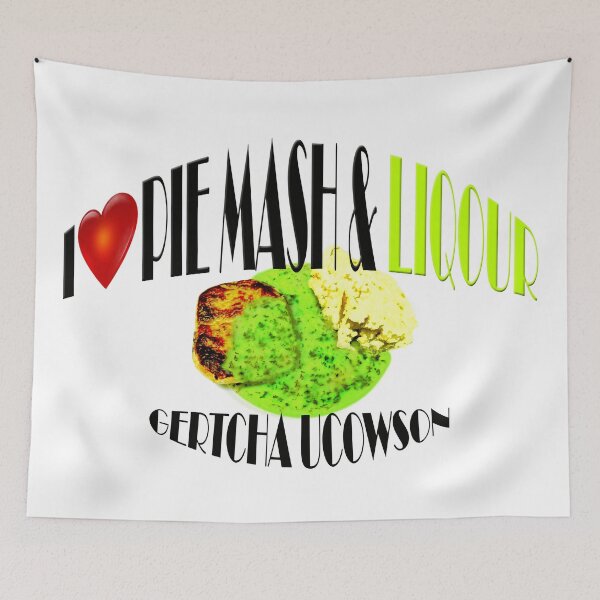 Item preview, I Love London Pie, Mash & Liquor V6f designed and sold by RetrospectUK.