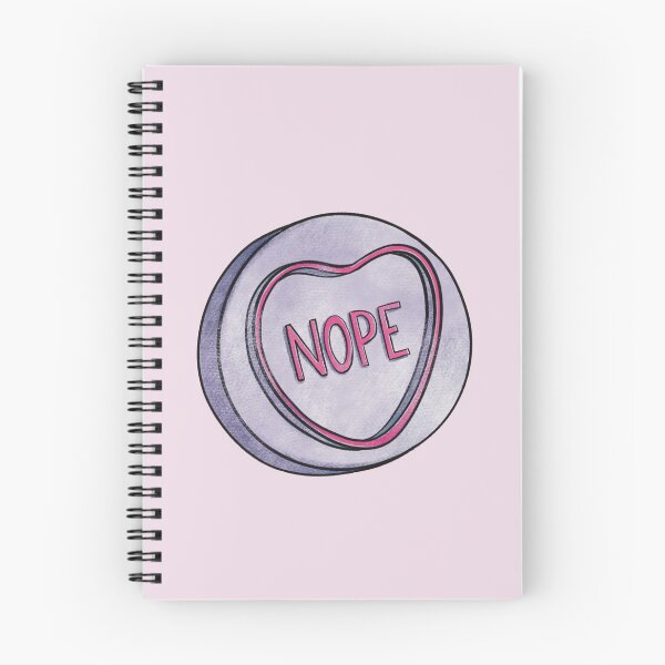 Item preview, Nope loveheart designed and sold by Zsofi Makes.