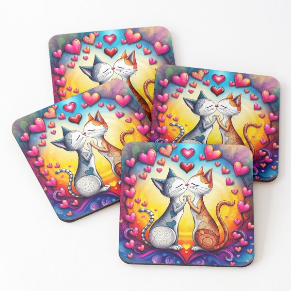 Item preview, Cute Cats in Love designed and sold by Simplybe1.
