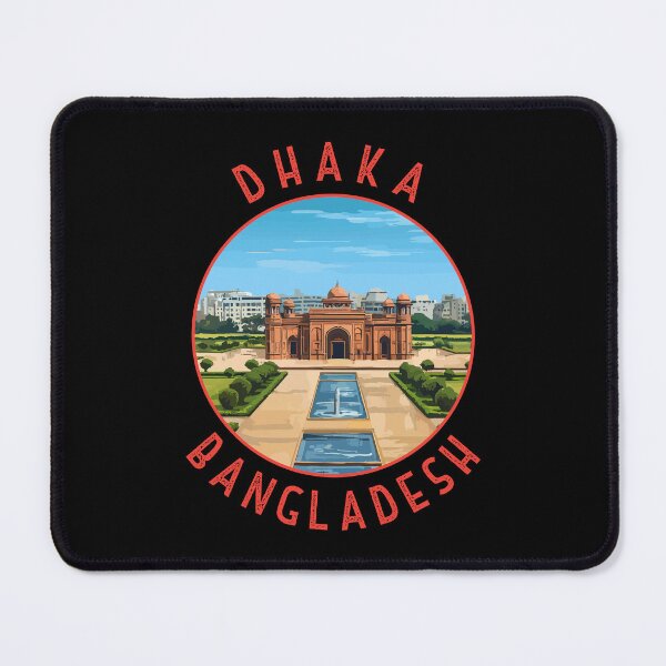 Item preview, Dhaka Bangladesh Retro Distressed Circle designed and sold by KrisSidDesigns.