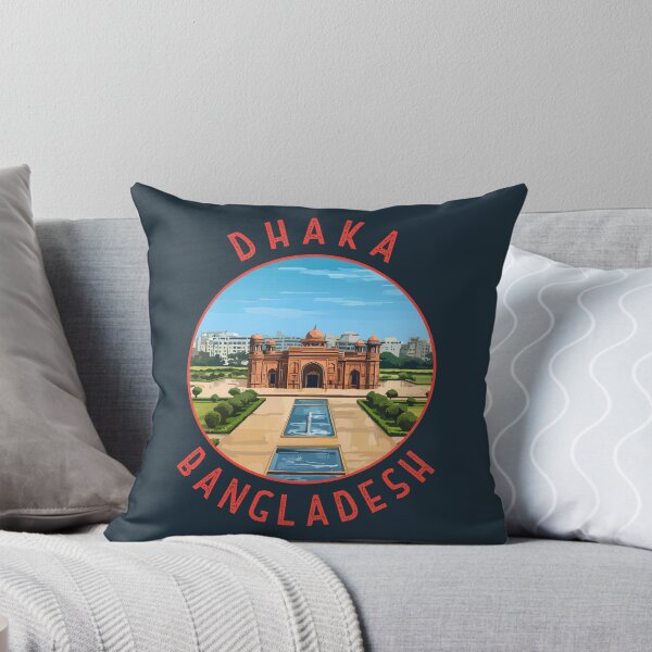 Item preview, Dhaka Bangladesh Retro Distressed Circle designed and sold by KrisSidDesigns.