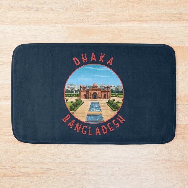 Item preview, Dhaka Bangladesh Retro Distressed Circle designed and sold by KrisSidDesigns.