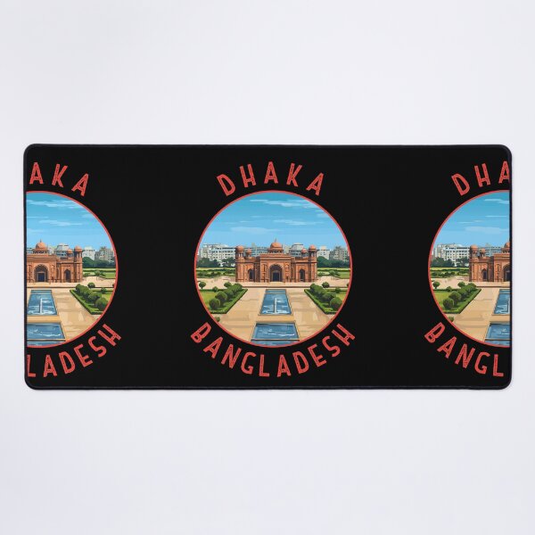 Item preview, Dhaka Bangladesh Retro Distressed Circle designed and sold by KrisSidDesigns.