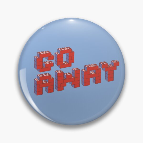 Item preview, Go Away Bricks designed and sold by Zsofi Makes.