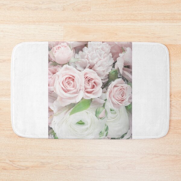 Item preview, Romantic Blush Pink & White Roses designed and sold by newburyboutique.