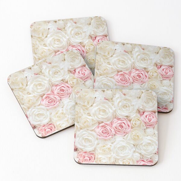 Item preview, Feminine Pink White Roses designed and sold by newburyboutique.