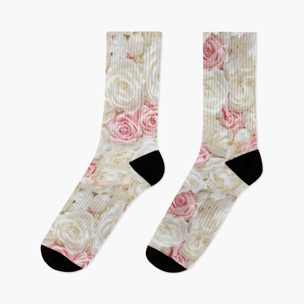 Item preview, Feminine Pink White Roses designed and sold by newburyboutique.