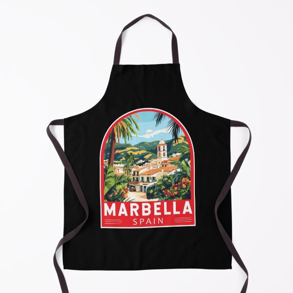 Item preview, Marbella Spain Travel Art Emblem designed and sold by KrisSidDesigns.