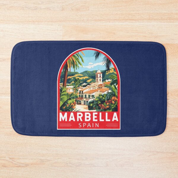 Item preview, Marbella Spain Travel Art Emblem designed and sold by KrisSidDesigns.