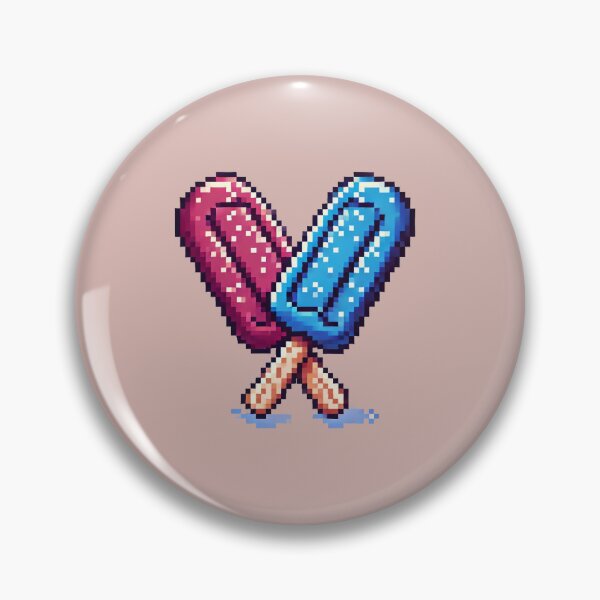 Item preview, Just Deep Magenta & Cobalt Blue Ice Cream Bars designed and sold by Fontible.