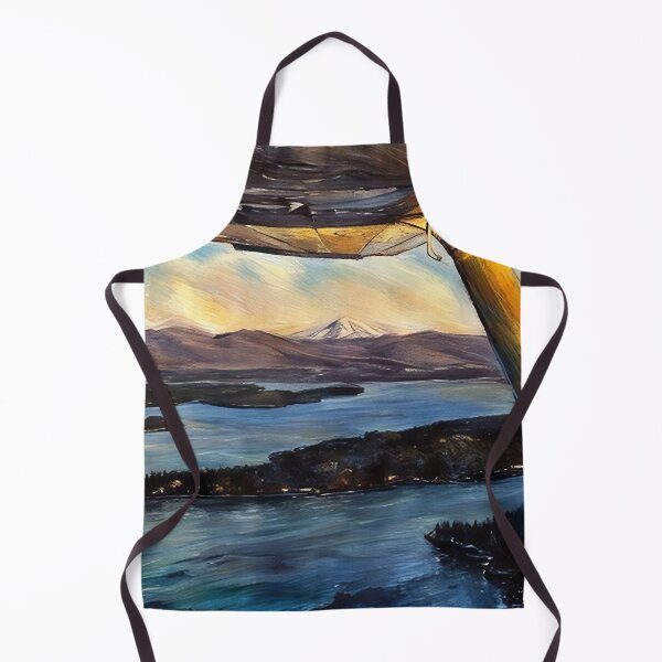 Item preview, Mt Rainier & Mt Adams Flying Sunset (Pastel) designed and sold by flyscenicair.
