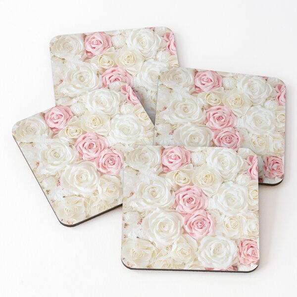 Aperçu de l'œuvre Roses blanches roses élégantes créée et vendue par newburyboutique.