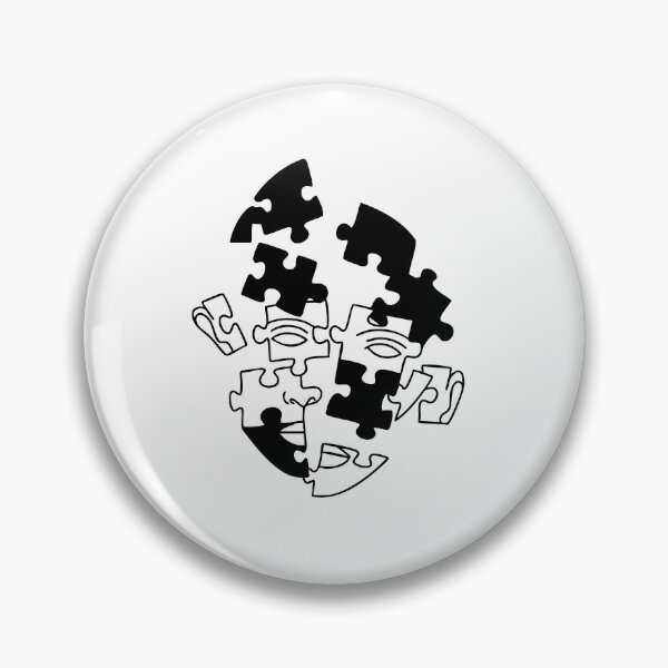 Item preview, Fragmented Identity Puzzle Face designed and sold by InkStation24.