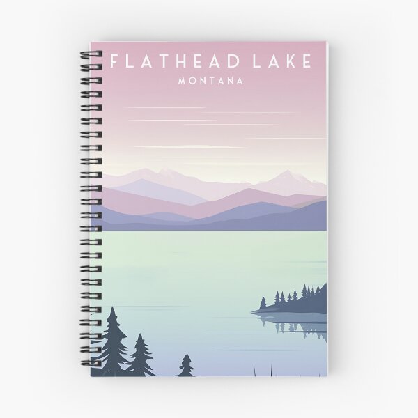 Item preview, Flathead Lake Montana Travel Print United States designed and sold by Wander-World.