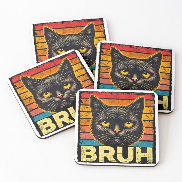 Item preview, bruh cat shirt designed and sold by CanvaSnap ⭐⭐⭐⭐⭐.