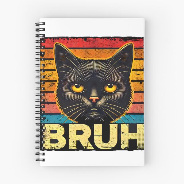 Item preview, bruh cat shirt designed and sold by CanvaSnap ⭐⭐⭐⭐⭐.