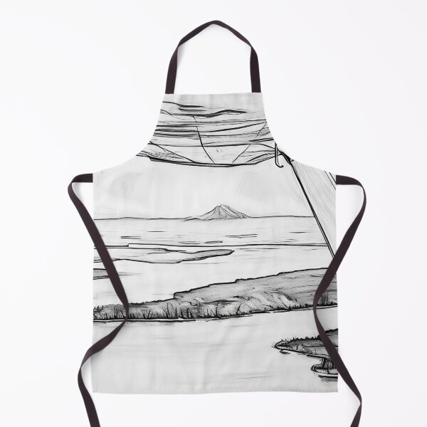 Item preview, Mt Rainier & Mt Adams Flying Sunset (Sketch) designed and sold by flyscenicair.