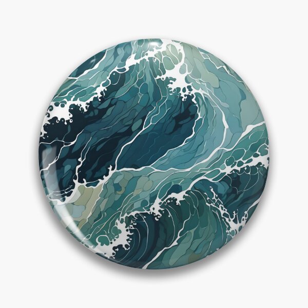 Item preview, Coastal Waters Abstract designed and sold by Roanemermaid.
