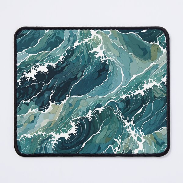 Item preview, Coastal Waters Abstract designed and sold by Roanemermaid.