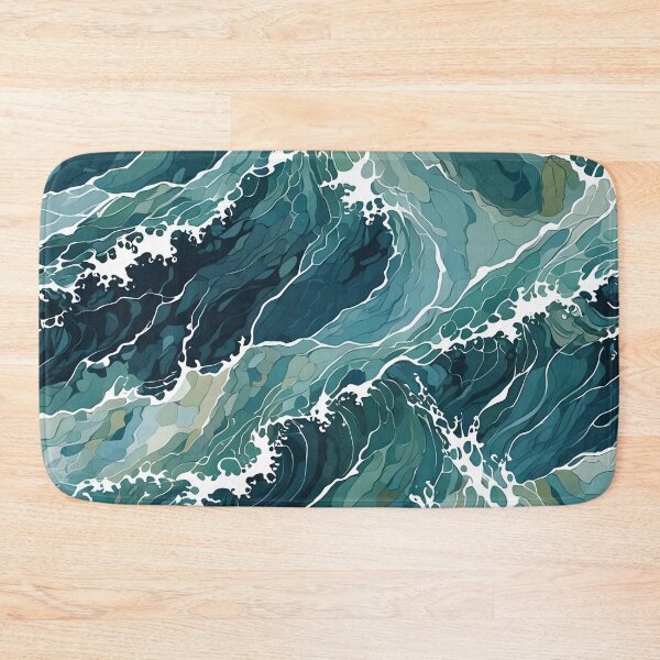 Item preview, Coastal Waters Abstract designed and sold by Roanemermaid.