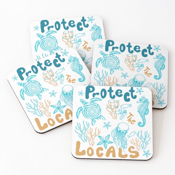 Item preview, Coastal life “protect the locals”  designed and sold by BosskaDesign.