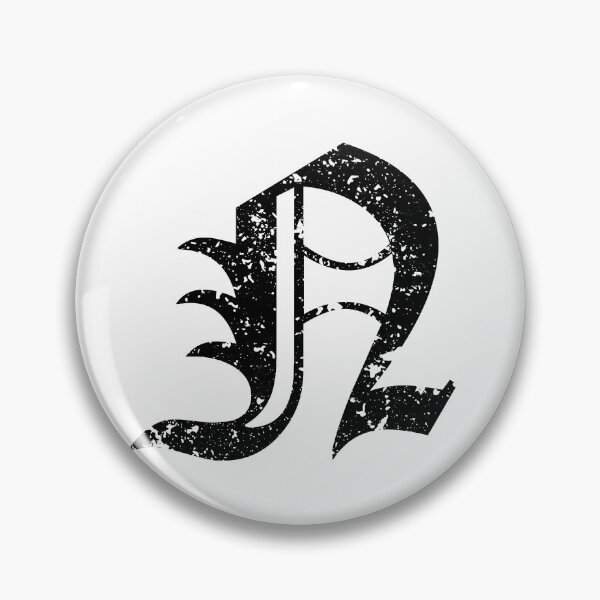 Item preview, Capital Letter N - Eroded / Distressed Gothic Blackletter Script / Old English Font (Black) designed and sold by STUDIO-72.