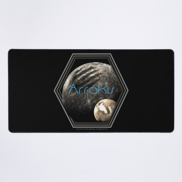 Item preview, DUNE. Arrakis, Dune, Desert Planet (black background) designed and sold by bekksa.