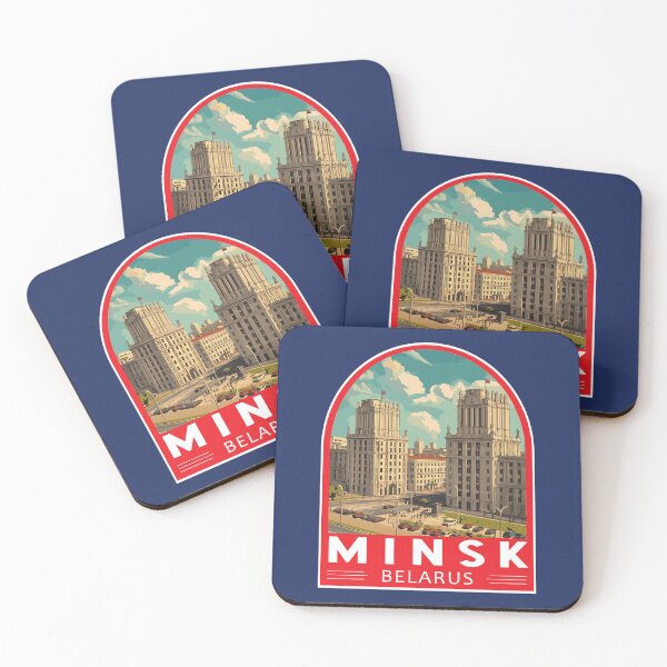 Item preview, Minsk Belarus Travel Art Emblem designed and sold by KrisSidDesigns.