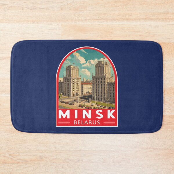 Item preview, Minsk Belarus Travel Art Emblem designed and sold by KrisSidDesigns.