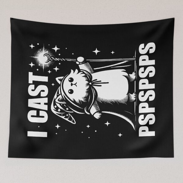 Item preview, Cat PSPSPSPS Fantasy Wizard Meme designed and sold by Hilali.