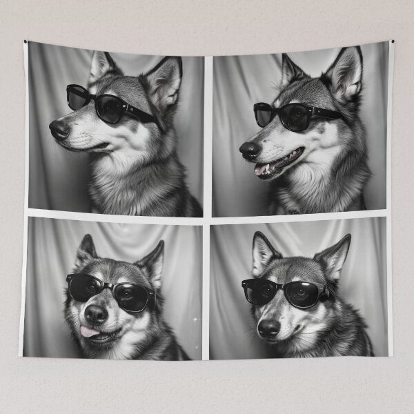 Item preview, Too Cool Husky Photobooth Funny Dog designed and sold by Abdu  Innovations.