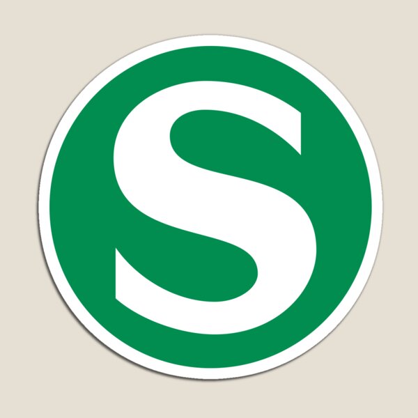 Item preview, Berliner S-Bahn Metro Logo designed and sold by Transitory Works.