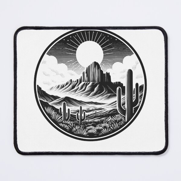 Item preview, Desert Cactus Plants Adventure Texas Cactus Scene designed and sold by Kimberley King Art King Art.