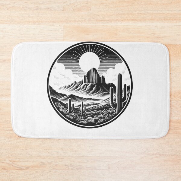 Item preview, Desert Cactus Plants Adventure Texas Cactus Scene designed and sold by Kimberley King Art  King Art.