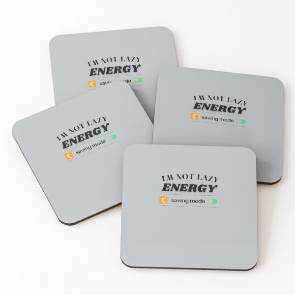 Item preview, Energy Saving Mode Activated – Motivational Tech Humor Art designed and sold by Zakrytos ★★★★★.