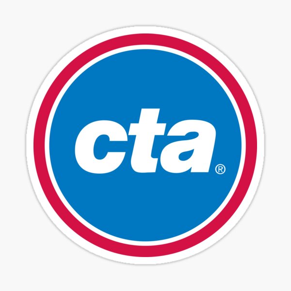 Artikel-Vorschau von Logo der Chicago Transit Authority CTA Metro, designt und verkauft von Transitory Works.