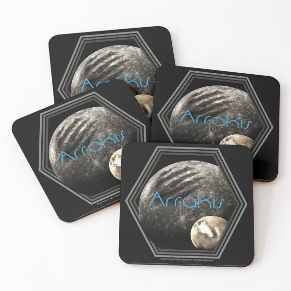 Item preview, DUNE. Arrakis, Dune, Desert Planet (black background) designed and sold by bekksa.