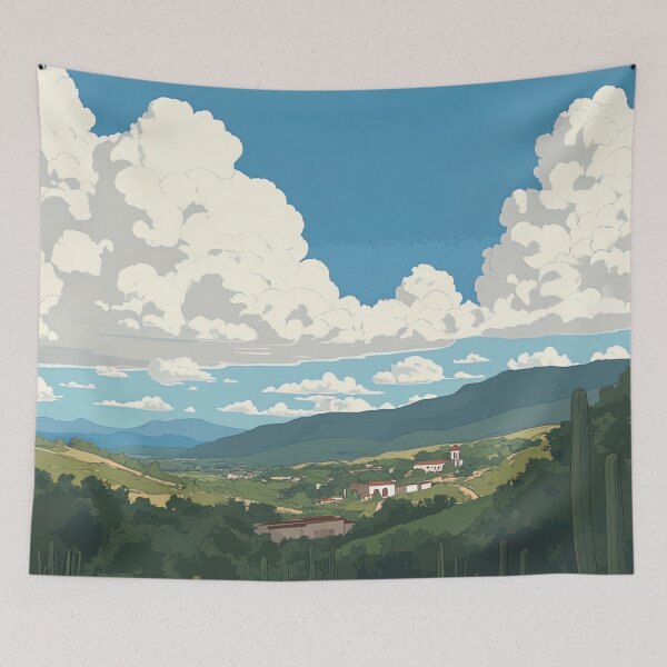 Item preview, Mexico landscape | Anime style designed and sold by ComicsFactory.