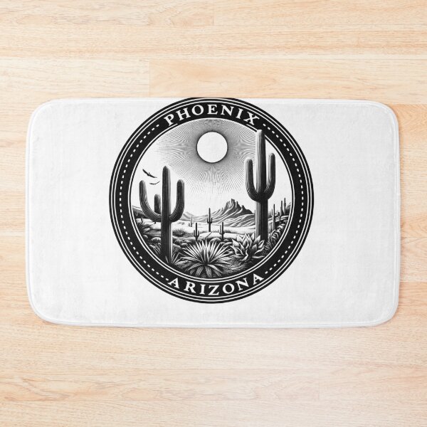 Item preview, Phoenix Arizona Desert Cactus Plants Adventure Cactus Scene designed and sold by Kimberley King Art  King Art.