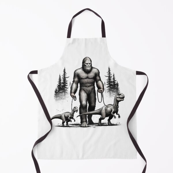 Item preview, Sasquatch Dinosaur Walking Bigfoot Walking designed and sold by Kimberley King Art King Art.
