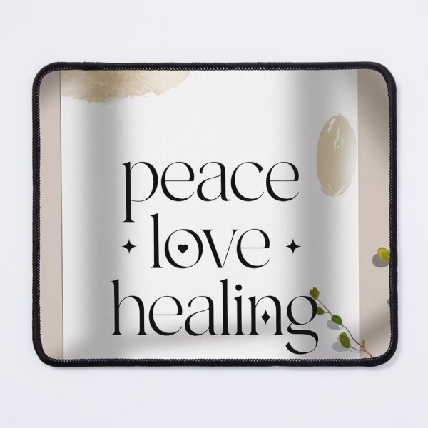 Item preview, Peace Love Healing Minimalist Wall Art – Calming & Inspirational Wellness Print 3 designed and sold by TrendSh0p.